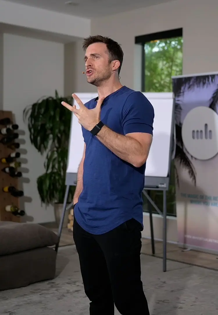 Matthew Hussey speaking to the camera